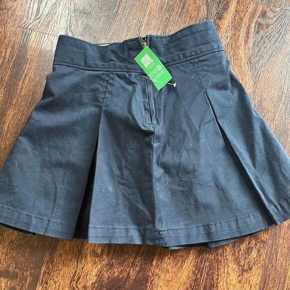 Gap kids NWT Girls mini navy pleated uniform skort 6 slim - Picture 2 of 5